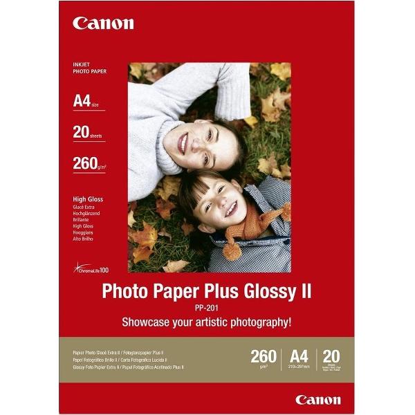 Canon Glanzend Foto Papier A4 260g Pp201 A20