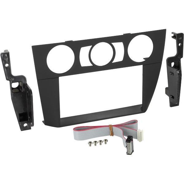 2-DIN Paneel BMW 3-Serie (E90/E91/E92/E93) 2006-2012 Kleur: Zwart