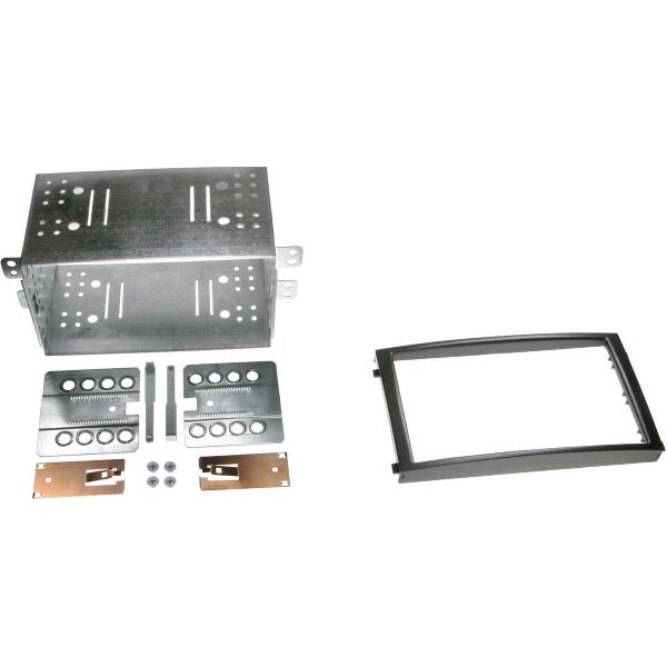 2-DIN Paneel SsangYong Rexton II 2006-2011 Kleur: Zwart