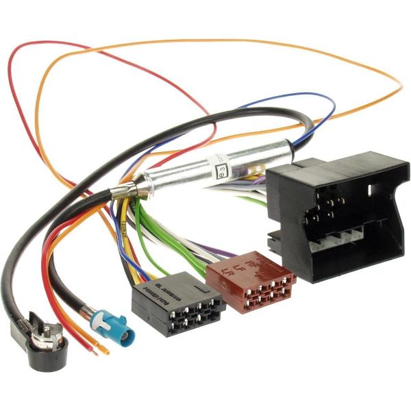 Radio Aansluitkabel Divese modellen Opel Quadlock > ISO Norm / Phantom power (ISO)