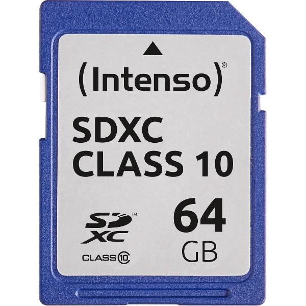 Intenso flashgeheugens SDXC 64GB Class 10