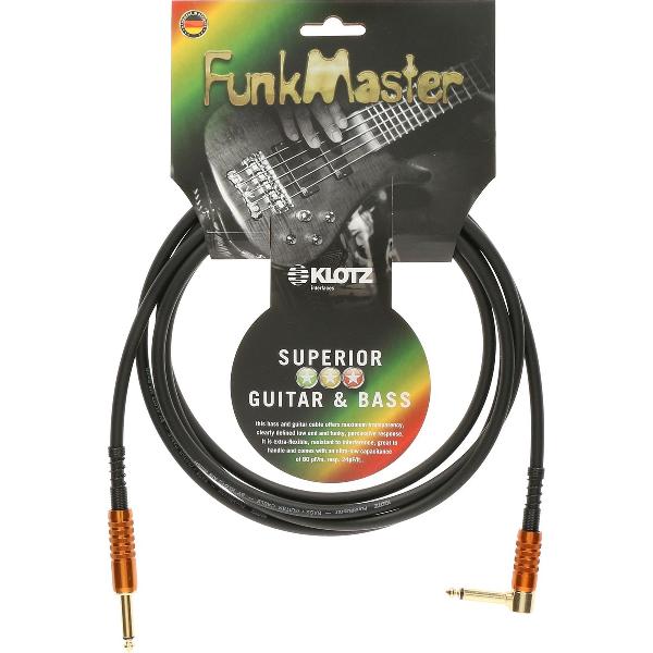 Instrumentenkabel 4,5m hoek Stevens FunkMaster, TM-R0450