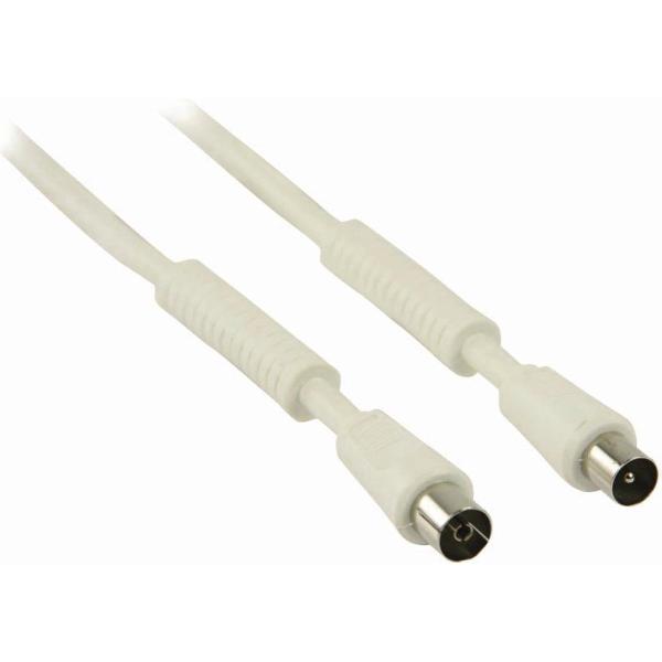 Nedis CSGP40020WT100 Coaxkabel 120 Db Iec (coax) Male - Iec (coax) Female 10 M Wit