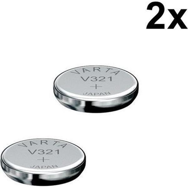 2 Stuks - Varta Electronics V321 616SW horlogebatterij 13mAh 1.55V