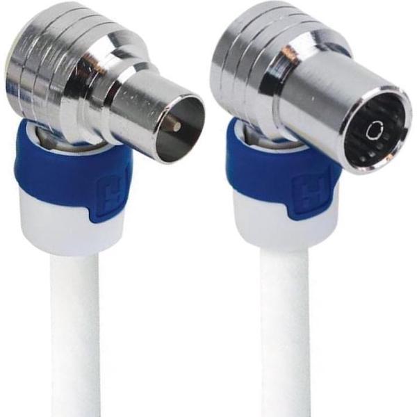 Hirschmann 4G FEKAB5 Coax antennekabel IEC male-female haaks 20m
