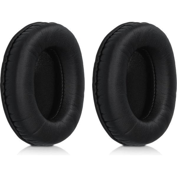 kwmobile 2x oorkussens voor Philips L1 / L2 Fidelio L2BO koptelefoons - imitatieleer - voor over-ear-koptelefoon - zwart