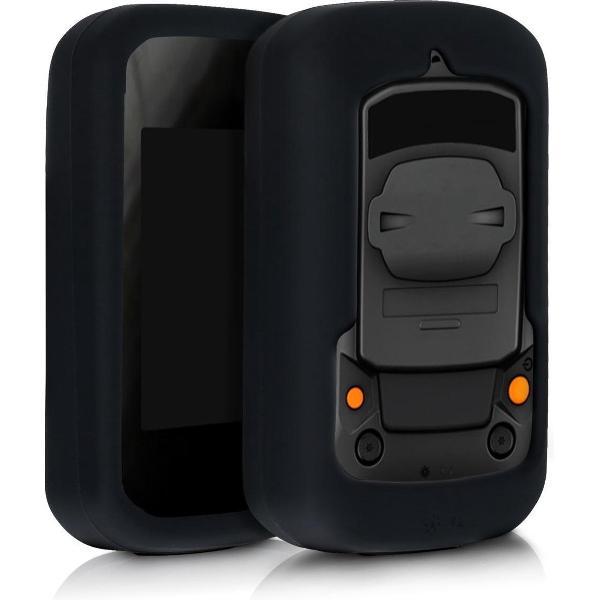 kwmobile hoes voor Bryton Rider One - Siliconen beschermhoes voor fietsnavigatie - zwart