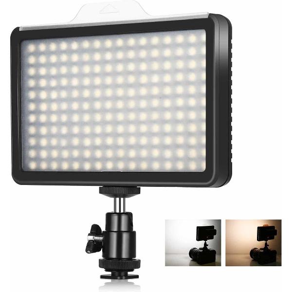 PULUZ 176 LED's 12W 3300-5600K Dimbaar Studio Light Video & Photo Light