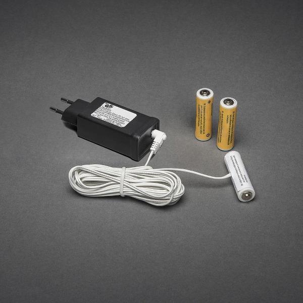 230V - 3x AA Adapter voor batterijartikelen