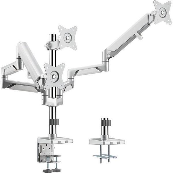 LogiLink BP0090 flat panel bureau steun 68,6 cm (27'') Klem Zilver