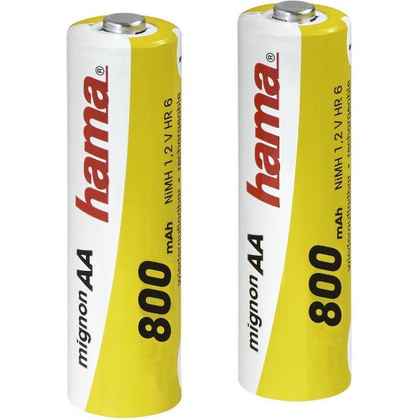 Hama Batterij set 2 X AA 800 mAh NiMH