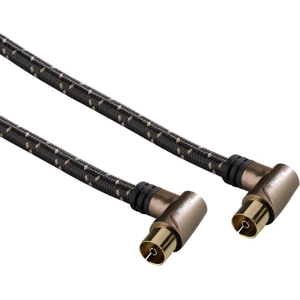 Hama antennekabel coax - 90 graden | 1.5m - Brons