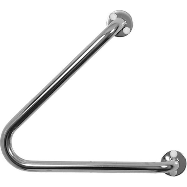 Badkamer-toilet hoekhandgreep 45 graden RVS gepolijst