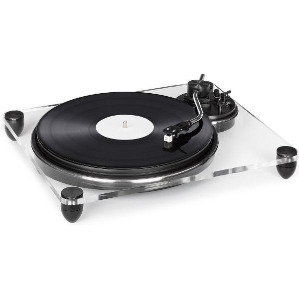 Pureness platenspeler acryl 33 1/3 + 45 rpm voorversterker transparant