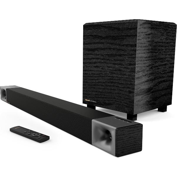 Klipsch Cinema 400 2.1 SOUNDBAR + 8 INCH DRAADLOZE SUBWOOFER