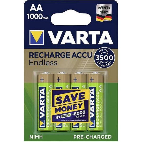 Varta Endless AA 1000mAh Rechargeable battery Nikkel-Metaalhydride (NiMH)