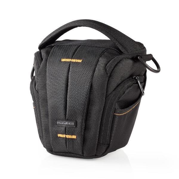 Nedis Cameratas Holster 160 - 185 X 145 X 140 mm | 1 Binnenvak | Zwart-Oranje