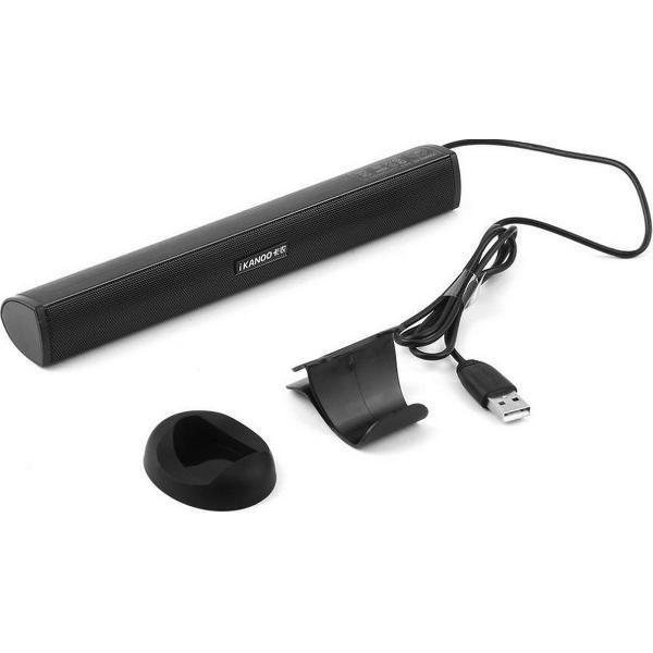 Laptop speaker 3W met USB voeding / Zwart / HaverCo