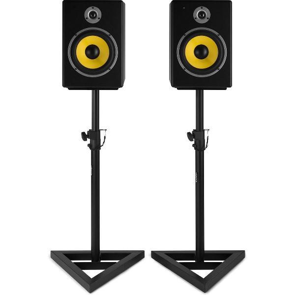 Set van 2 Vonyx Studio monitor speakerstandaards in hoogte verstelbaar