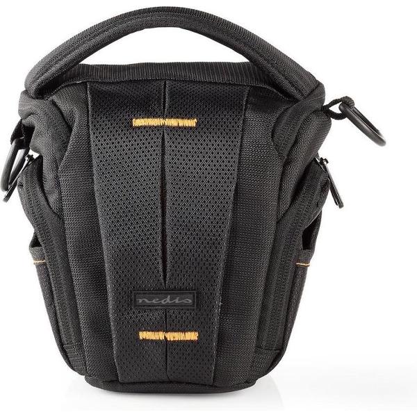 Nedis CBAG300BK Cameratas Holster 160 - 185 X 145 X 140 Mm 1 Binnenvak Zwart/oranje