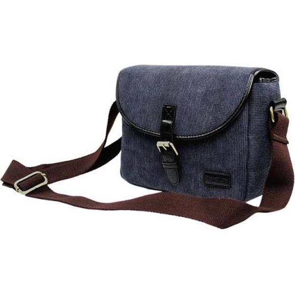 Retro Foto Camera Tas Case Cover Voor Canon EOS 200D 77D 7D 80D 800D 1300D 6D 70D 760D 750D 700D 600D 100D 1200D 1100D SX540 (Blauw)