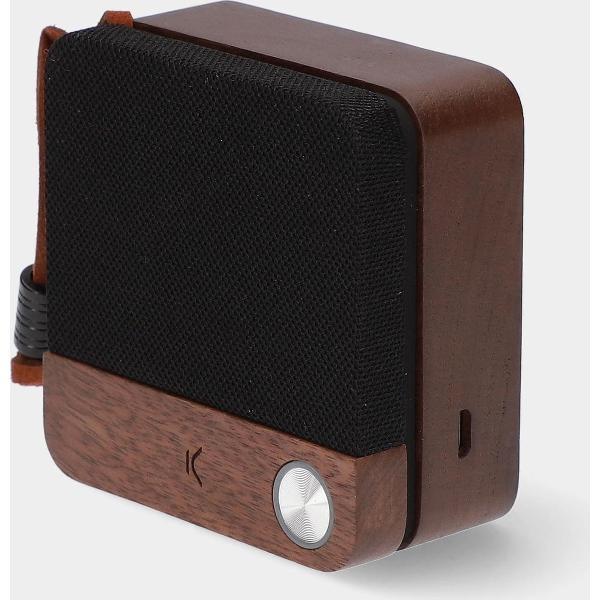 Ksix BLUESECOM01 draagbare luidspreker Zwart, Bruin 3,5 W