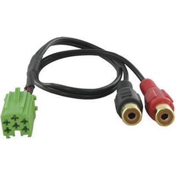 Renault Mini-ISO naar Tulp verloopkabel