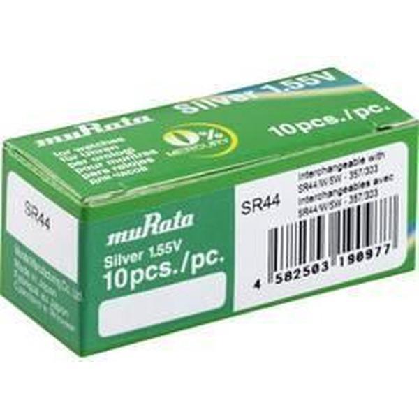 Murata SR44-PBWW Button cell SR44, SR1154 Silver oxide 150 mAh 1.55 V 2 stuks