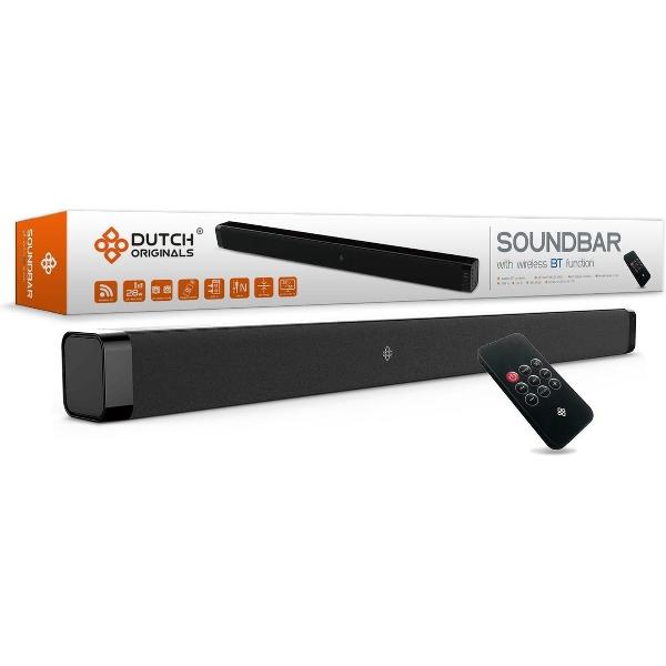 Bluetooth Soundbar | Draadloze Verbinding | Zwart | Incl. Afstandsbediening en bevestigin