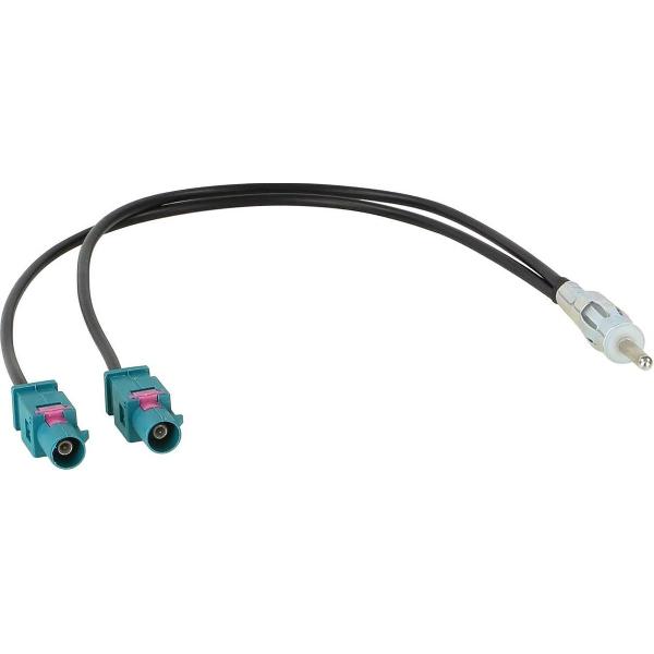 Antenne Adapter 2x FAKRA (Z) -> DIN (m)