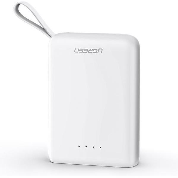 UGREEN 10000mAh Mini Dual USB Powerbank Power Station Nood accu PowerPack 1A/2.1A - Wit