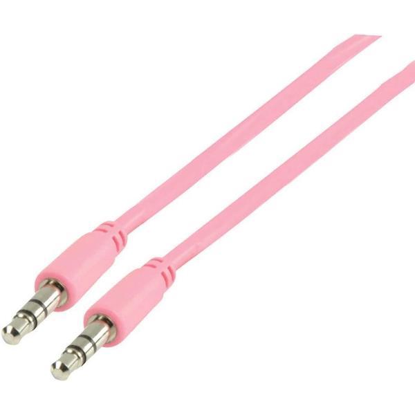 Nedis CAGP22005PK10 Stereo-audiokabel 3,5 Mm Male - 3,5 Mm Male 1,0 M Roze