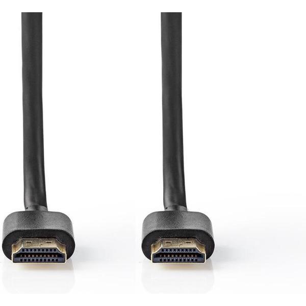 High Speed HDMI-A kabel met Ethernet | HDMI-A connector - HDMI-A connector | 1,5 m | Zwart