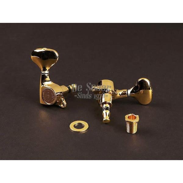 Gotoh SGS-510 Z-G Machine Heads, set gitaarmechanieken 3x links, 3x rechts