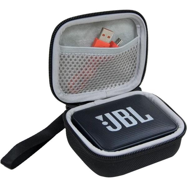 JBL GO 1 & 2 hardcase met opbergvak voor het oplaadsnoer | JBL GO 1 & 2 hoes | JBL GO 1 & 2 case | JBL GO 1 & 2 beschermhoes | met extra opbergvakje | Speakerhoes voor JBL GO 1 & 2 | opbergtas