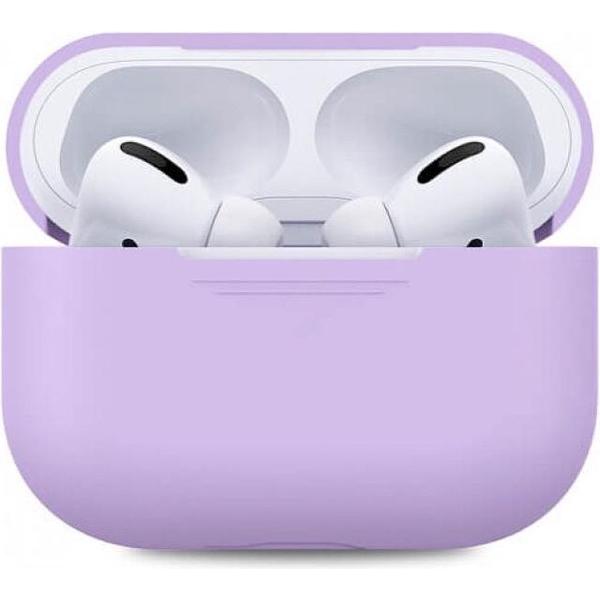Airpods Pro Hoesje - Airpods Case - Hoesje voor Airpods - Airpods Hoesje Siliconen Case - Airp - Hoesje - Airpods Case Silicone - Airpods Pro Case - Airpods Hoes - Airpods Case Hoesje ~paar ~purple