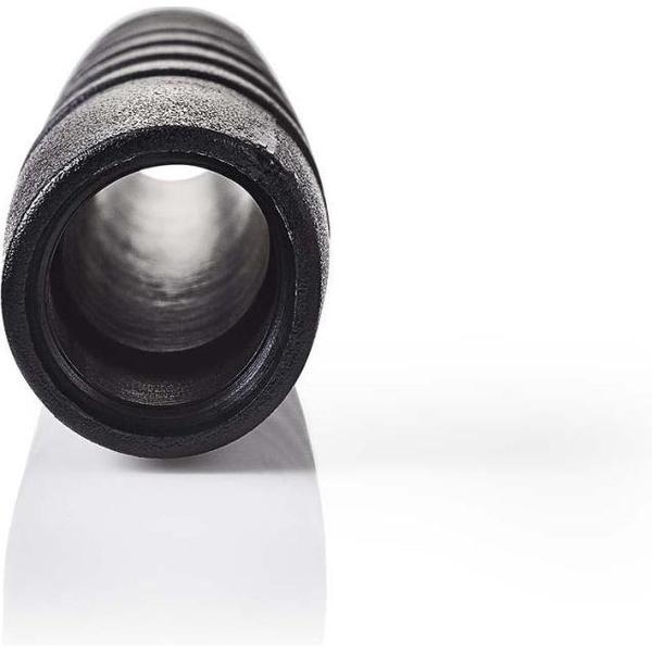 Nedis CVGP01960BK Bnc-kabelbeschermer Voor Rg58-kabels - 10 Stuks Zwart