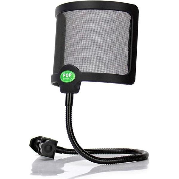 Popfilter voor Microfoon - Pop Filter - Vierkant Filter - Professioneel Popkiller - Popshield - Dubbelzijdig