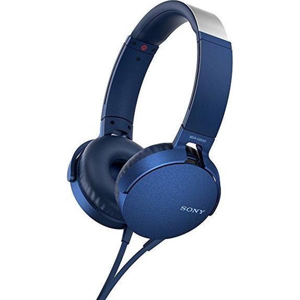 Sony MDR-XB550AP – On-ear koptelefoon – Blauw