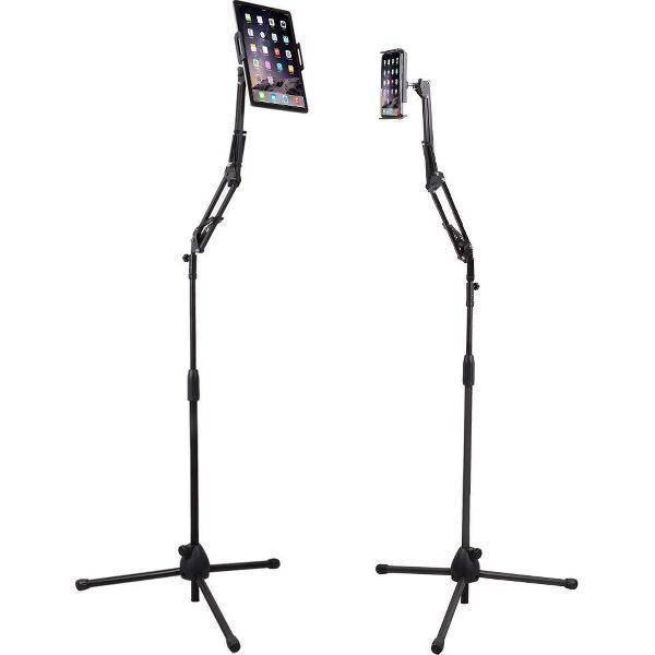 PROSIN® Statief met Smartphone en Tablet Houder – Tripod Smartphone – Tablet standaard – Flexibele telefoonhouder – Knikarm – Buigbare arm - Tripod Iphone / IPad– Statief Smartphone – Universele Tablet en Telefoon Houder - Driepoot statief
