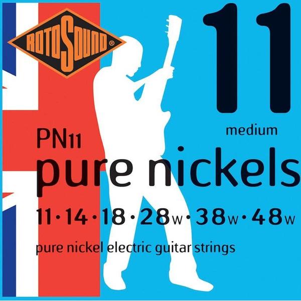 Snarenset elektrische gitaar Rotosound Pure Nickels PN11