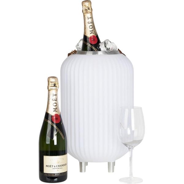 Nikki.Amsterdam The.Lampion S - Multicolor LED-verlichting, Bluetooth Speaker & Wijnkoeler in één!