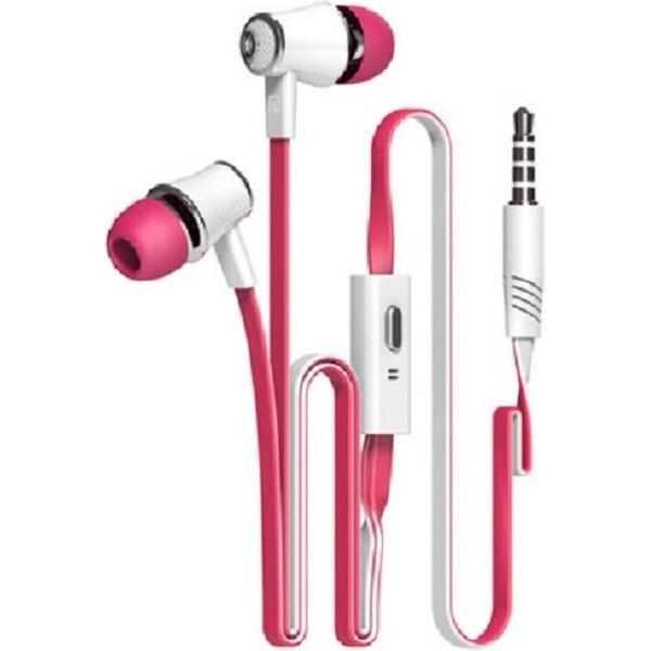 gsmXL J3-21 - oordopjes - roze-wit