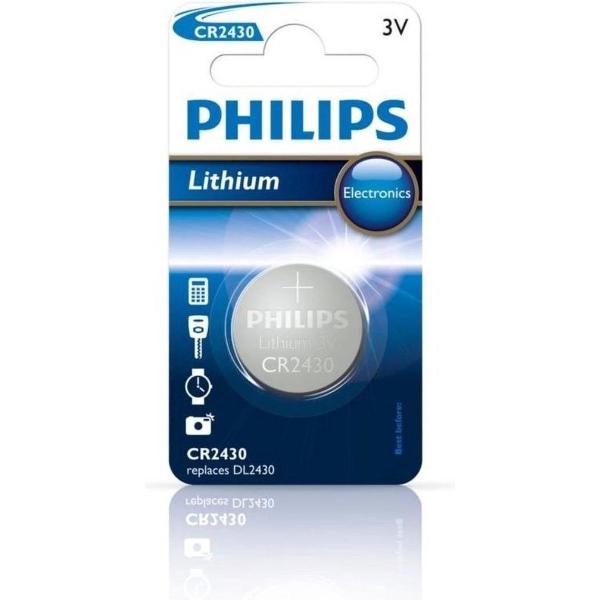 Batterij Phillips CR2430 LITHIUM