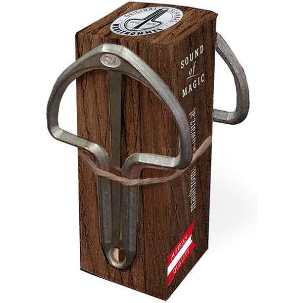 Mondharp Schwarz JH-016 mat zilver, maat 16/97mm