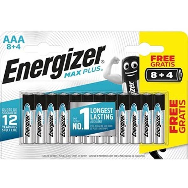 Batterij Energizer Max Plus AAA/pk8+4