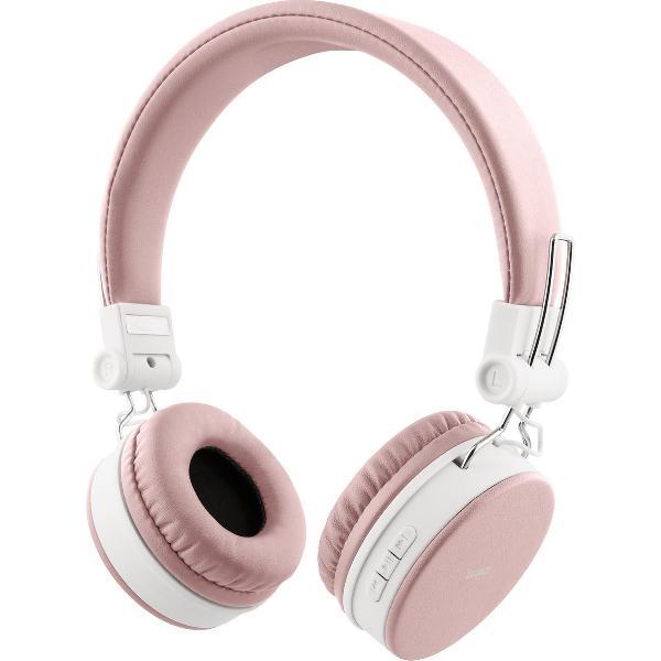 STREETZ HL-BT402 Opvouwbare draadloze On-ear hoofdtelefoon met microfoon - Roze