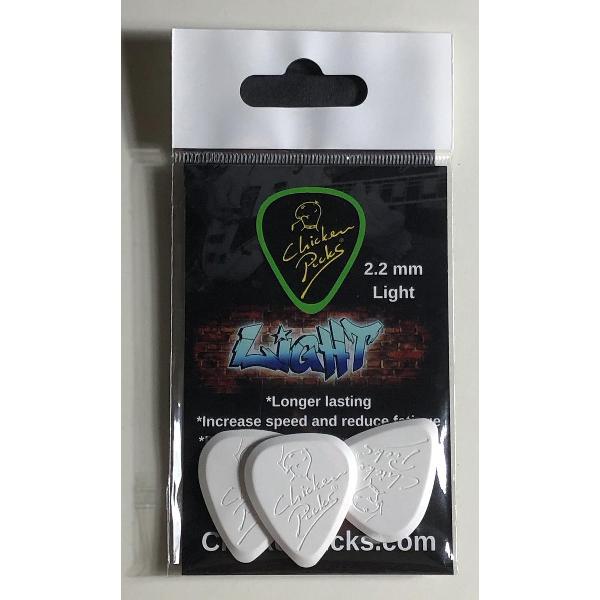 3-Pack ChickenPicks plectrum Light 2.2 mm