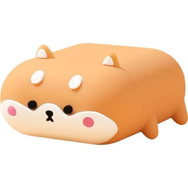 BRM COMMERCE - Siliconen hoesje case cover voor Apple Airpods 1 en 2 - koptelefooncases - Shiba Inu - Corgi - Kawaii