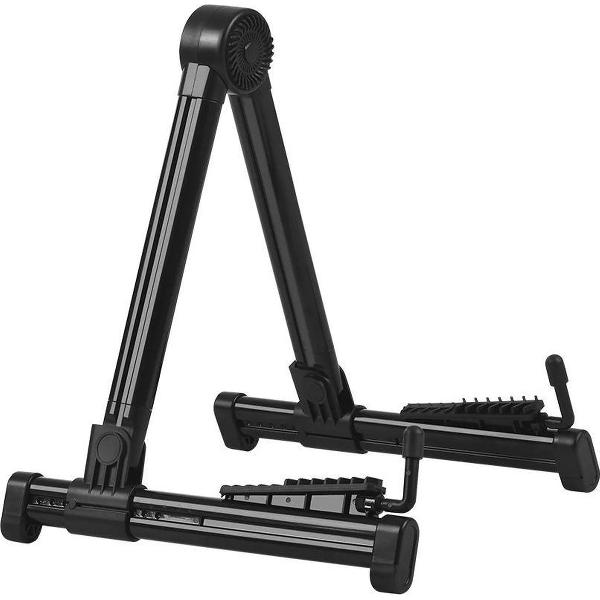 WiseGoods - Universele Gitaar Standaard - Gitaarhouder - Gitaarsteun - Geschikt Voor Gitaar/Bas/Ukelele/Banjo/Viool - Zwart
